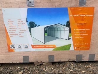 22’ x40’  carport