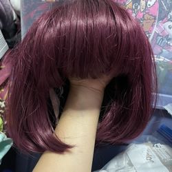 BURGUNDY WIG