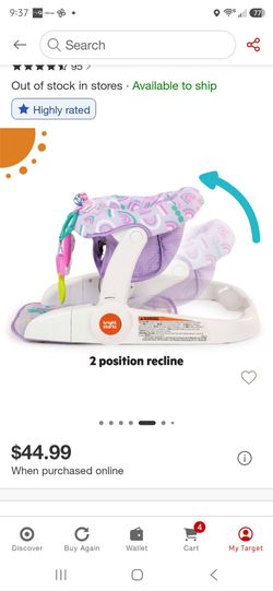 Bright Starts Baby Bouncer Seat with Canopy