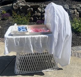 Wicker baby nursery