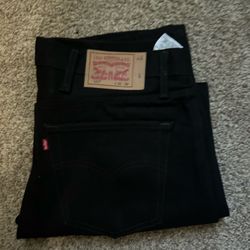 brand new black levi jeans 501