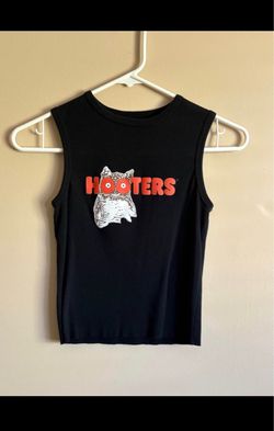 Women’s Hooters Black Graphic Tank Top Size XS