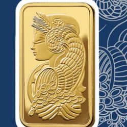 Pamp Gold Bar 1oz Lady Fortuna