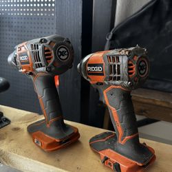 5 Piece Rigid Tool Set X4 18v OBO