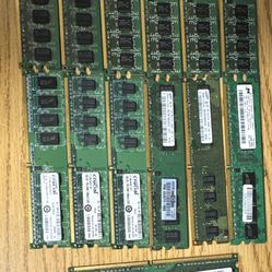 12ea 1GB DDR2 RAM MEMORY 