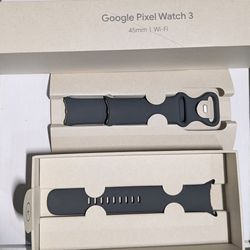 Pixel 3 watch band: Black