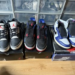 All Three Rare Air Jordan’s 1’s 3’s And 4’s