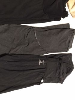 Maternity leggings and one maternity pant