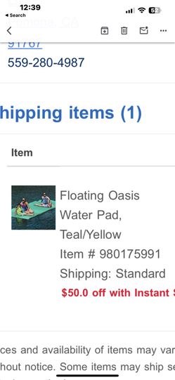 Floating Water pad