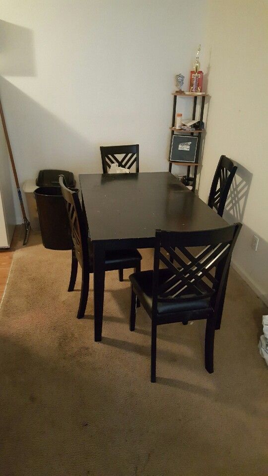 Futon Computer Desk Chair And Dining Table With 4 Chairs Furniture Futon Computer Desk Chair And Dining Table With 4 Chairs Furniture In Raleigh Nc Offerup