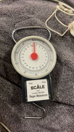Scale and tape measure