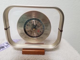 Vintage, collectible Lord King Quartz World clock