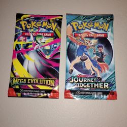 Pokémon Mega Evolution And Scarlet And Violet Journey Together Packs 