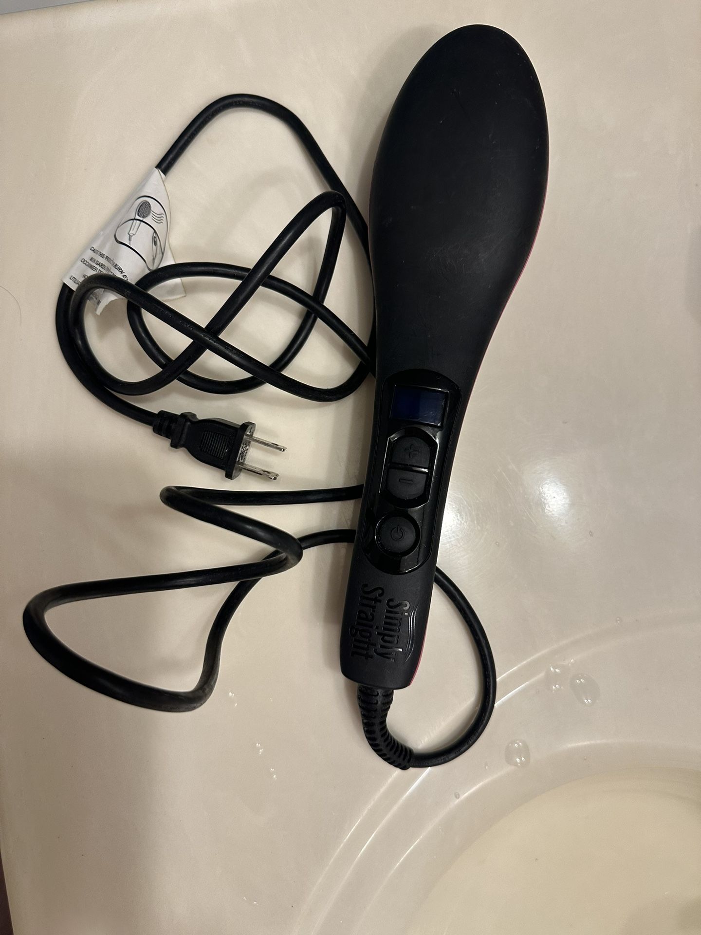 electric hair straightening comb