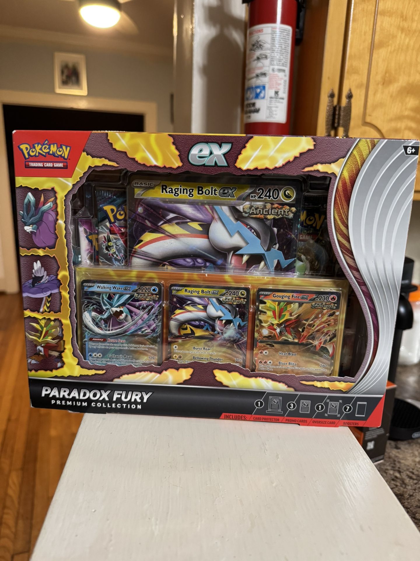 ✅ Pokemon TCG Paradox Fury Premium Collection 2024 Exclusive Cards Box - SEALED