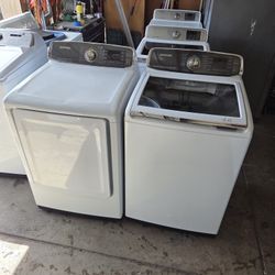 Samsung Washer And Electric Dryer Large Capacity 