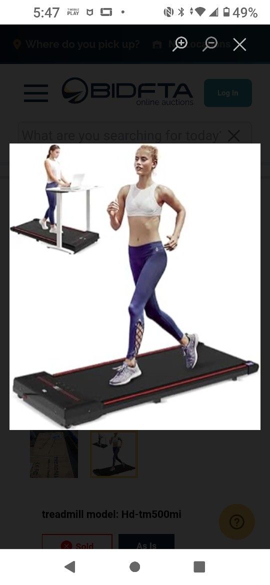 ACTFLAME walking Pad treadmill, model: HD-TM500MI