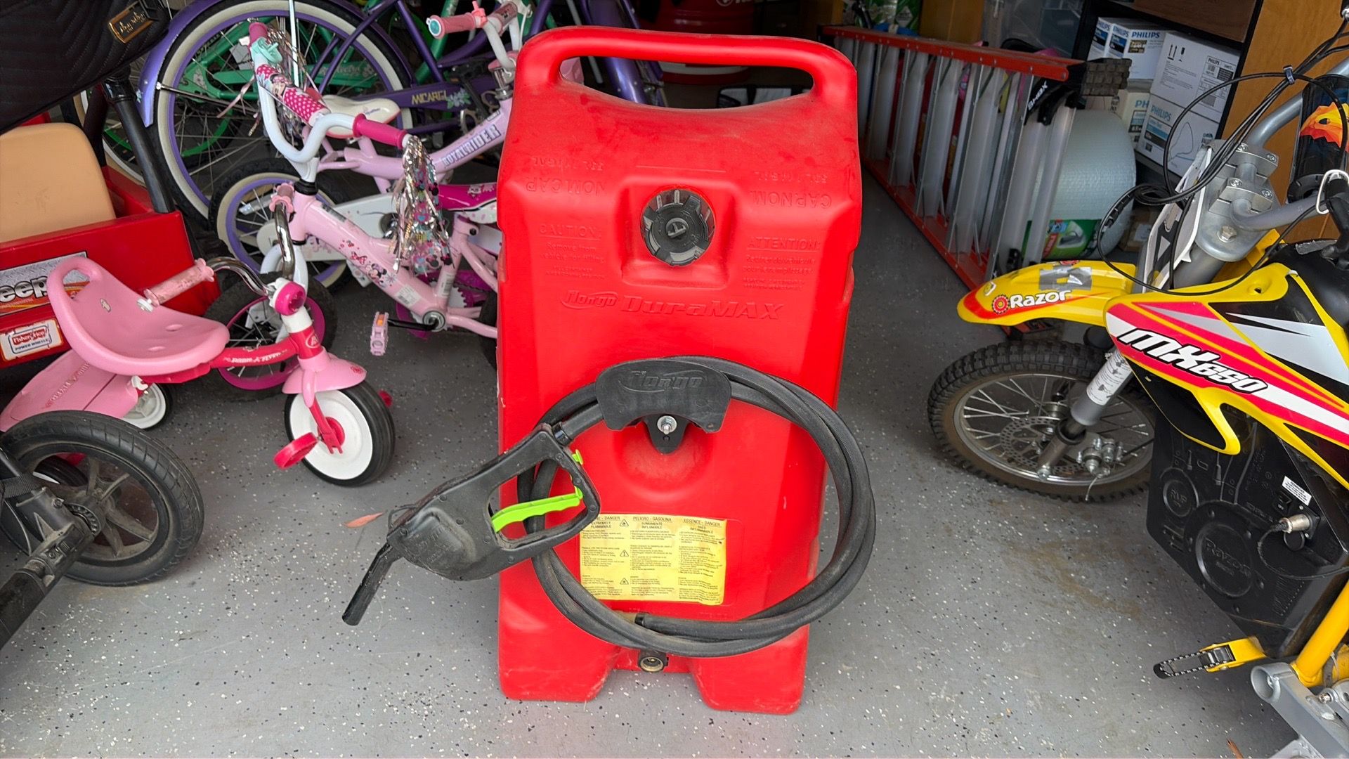 15 gallon gasoline storage container