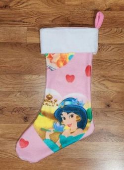 New Christmas Stocking Disney Princess Jasmine Aladdin Left