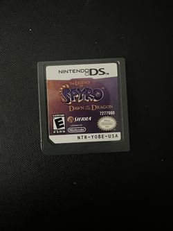 The Legend Of Spyro Dawn Of The Dragon DS Game Nintendo