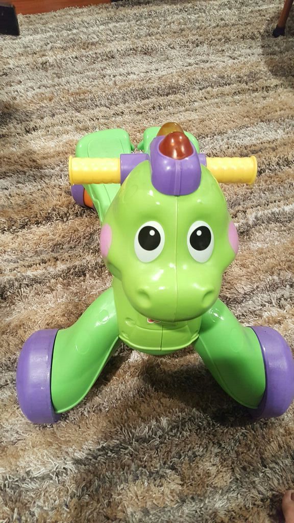 Fisher Price Go Baby Go! Stride-to-Ride Dino Baby walker