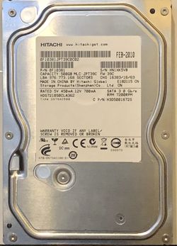 500GB Hitachi Internal Hard Drive