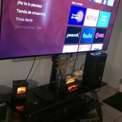 75" TLC BRAND TV WITH GLASS TABLE FOR SALE AT $500

KIMOTO BRAND 6-RING SOUNDBAR $150

ROCKVILLE BRAND BLOWN CURTLE FOR $150

ALL NEW UNUSABLE WITH NO