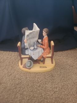 "Breakfast Conversation" By Norman Rockwell