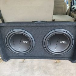 💥Audio Control 12" Down Firing Subwoofer Box 💥