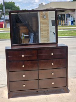 DRESSER WITH MIRROR