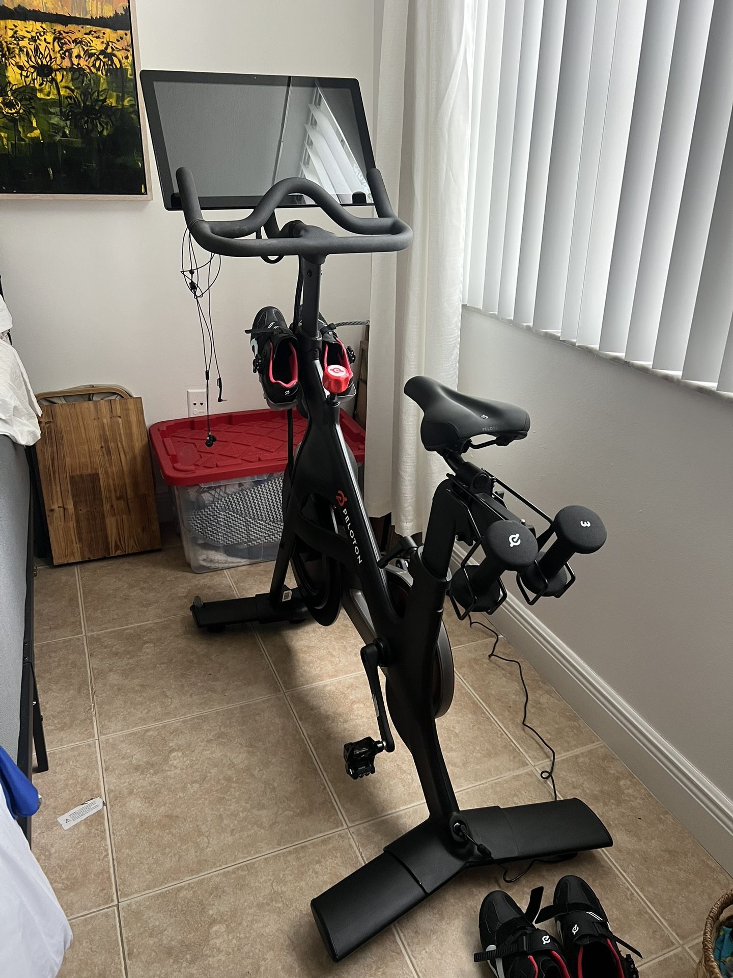 Peloton stationary bike
