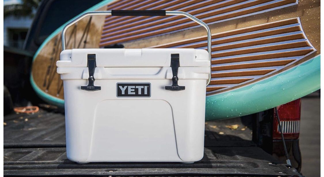 Brand new YETI roadie cooler with the Purdue P and 5 years of warranty