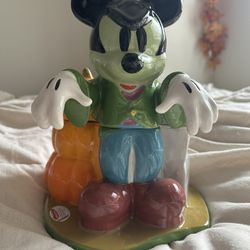 Halloween Zombie Mickey Mouse Cookie Jar