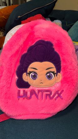 Huntrix plush backpacks