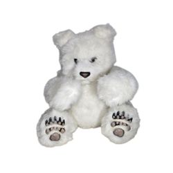 Fun Real Luv Cubs Polar Bear Interactive Plush Toy Hasbro 12" Vtg 2004 -  Works