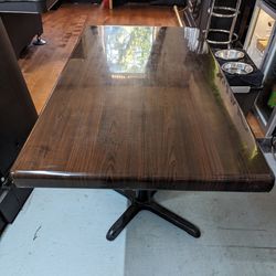 Kitchen Table With Iron Base