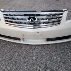 2006-2008 Infiniti M35/M45 Complete Front Bumper With All The Accessories Oem 