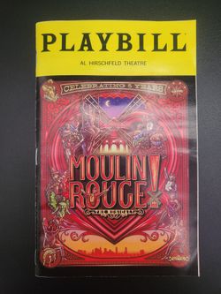 Moulin Rouge! 5th Yr Anniversary Broadway Playbill 2024