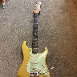 🎸 Fender Lincoln Brewster Stratocaster – Aztec Gold🎸