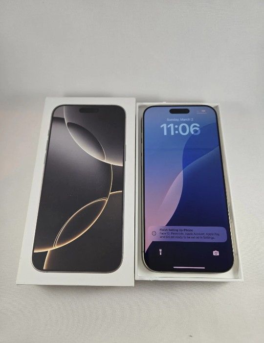 UNLOCKED IPHONE 16 PRO MAX NEW