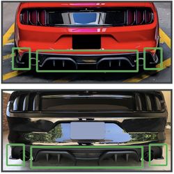 2015-2017 Mustang rear diffuser 
