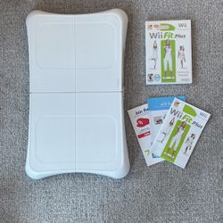 Nintendo Wii Fit Balance Board With Wii Fit Plus Game 