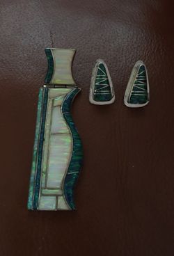 Sterling Silver Charm and Earrings