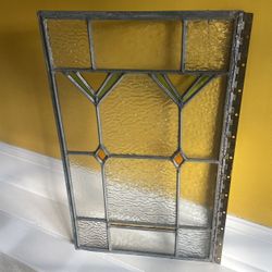 Antique Window. Stained Glass. Deco