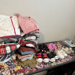 Baby Clothing Swing Diapers And Shoes For Sale 