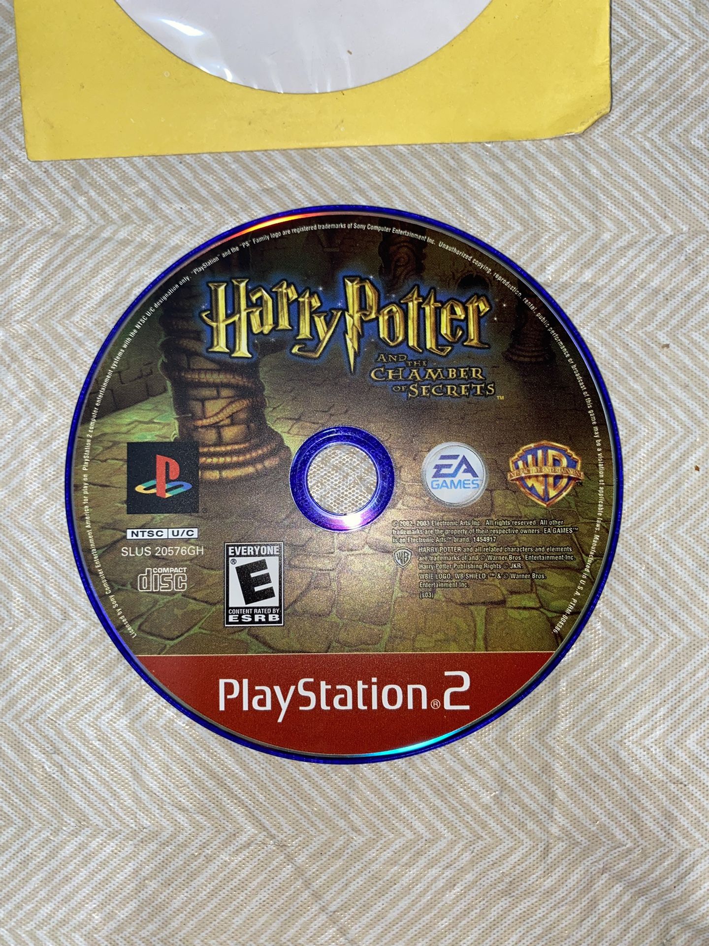 Harry Potter Chamber Of Secrets PS2 Game