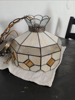 Vintage Tiffany hanging lamp