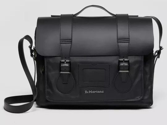 Dr Martens Leather/Canvas Messenger Bag