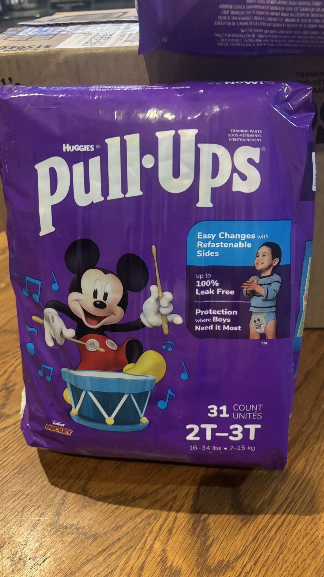 Pull-Ups Boys'Training Pants, Size 2T-3T