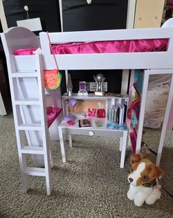 Doll Loftbed And Desk